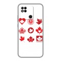 Дизайнерский пластиковый чехол для Xiaomi Redmi 10A Флаг Канады