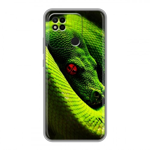 Дизайнерский силиконовый чехол для Xiaomi Redmi 10A Змеи