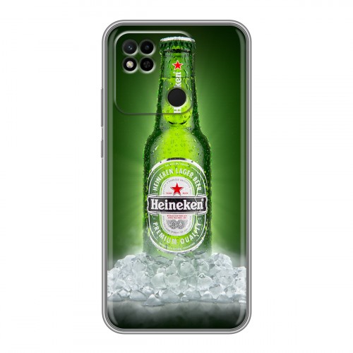 Дизайнерский силиконовый чехол для Xiaomi Redmi 10A Heineken