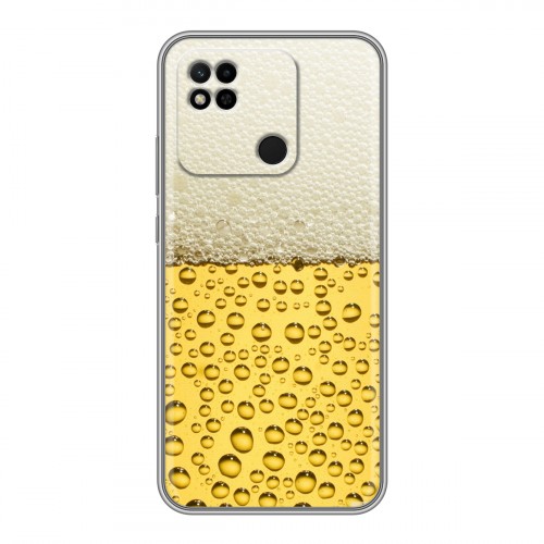 Дизайнерский пластиковый чехол для Xiaomi Redmi 10A Пузырьки пива