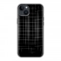 Дизайнерский пластиковый чехол для Iphone 14 Plus Абстракции Сетка