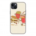 Дизайнерский пластиковый чехол для Iphone 14 Plus Бургеры
