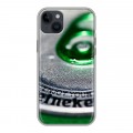 Дизайнерский пластиковый чехол для Iphone 14 Plus Heineken