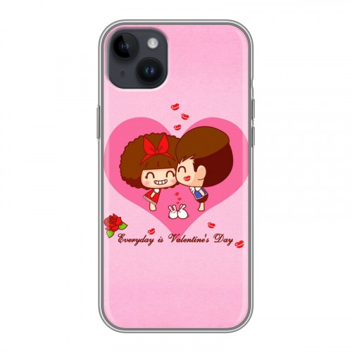 Дизайнерский пластиковый чехол для Iphone 14 Plus День Святого Валентина