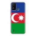 Дизайнерский пластиковый чехол для Itel Vision 2s Флаг Азербайджана