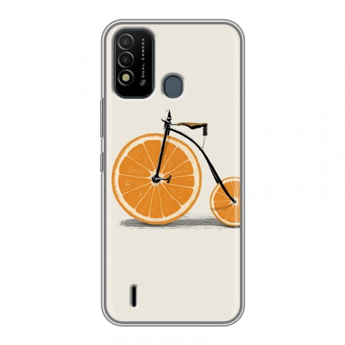 Дизайнерский пластиковый чехол для Itel Vision 2s Апельсины
