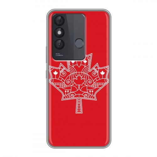 Дизайнерский силиконовый чехол для Itel Vision 3 Plus Флаг Канады