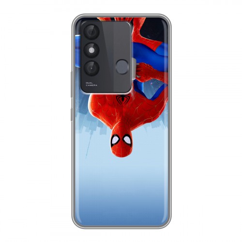 Дизайнерский силиконовый чехол для Itel Vision 3 Plus Человек-паук : Через вселенные