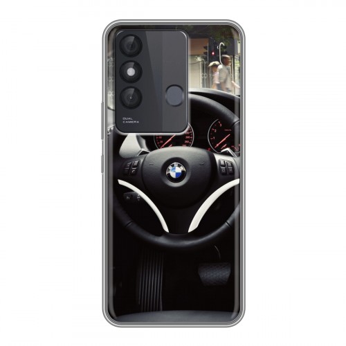 Дизайнерский силиконовый с усиленными углами чехол для Itel Vision 3 Plus BMW