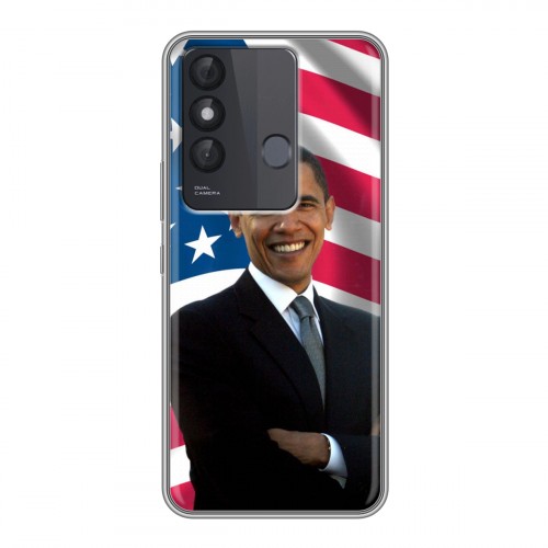 Дизайнерский пластиковый чехол для Itel Vision 3 Plus Барак Обама