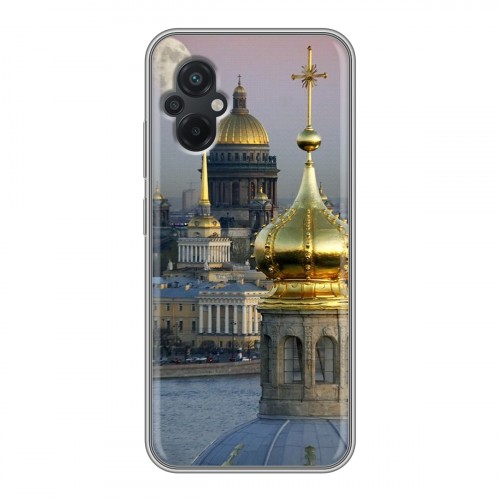 Дизайнерский силиконовый чехол для Xiaomi Poco M5 Санкт-Петербург