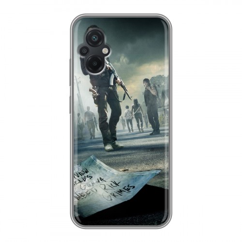 Дизайнерский силиконовый чехол для Xiaomi Poco M5 ходячие мертвецы