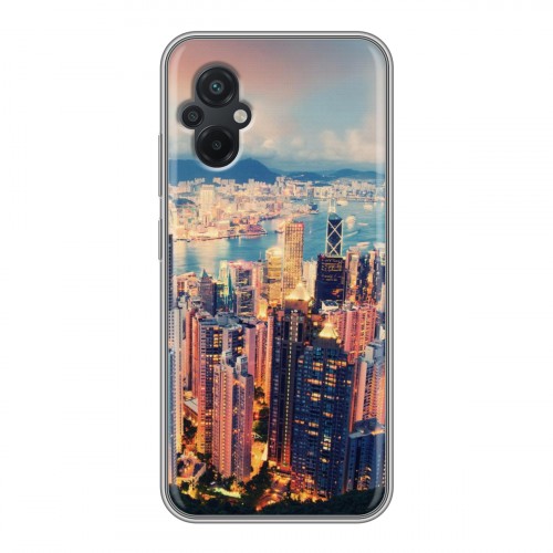 Дизайнерский силиконовый чехол для Xiaomi Poco M5 Гонконг