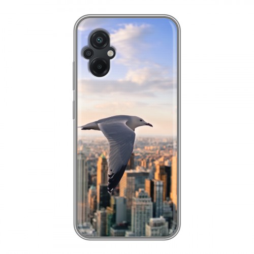 Дизайнерский силиконовый чехол для Xiaomi Poco M5 Нью-Йорк