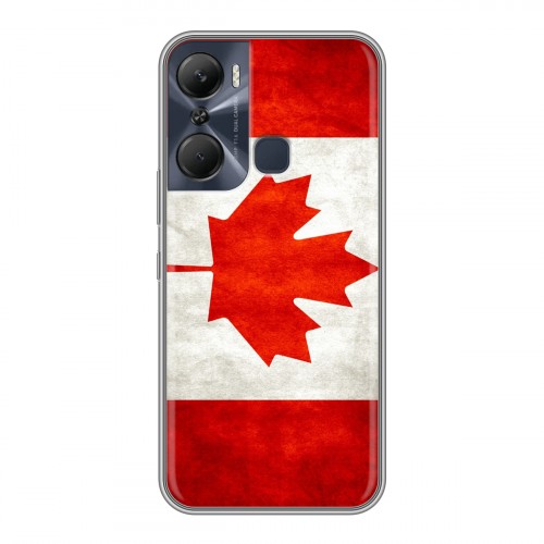Дизайнерский силиконовый чехол для Infinix Hot 12 Pro Флаг Канады