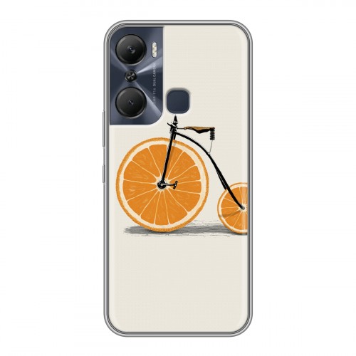 Дизайнерский пластиковый чехол для Infinix Hot 12 Pro Апельсины