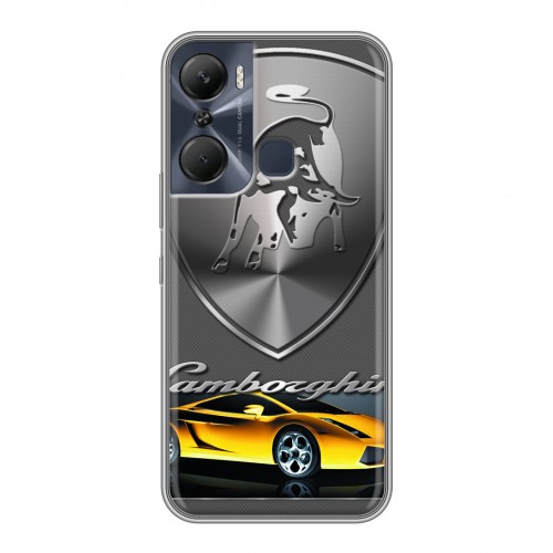 Дизайнерский силиконовый чехол для Infinix Hot 12 Pro Lamborghini