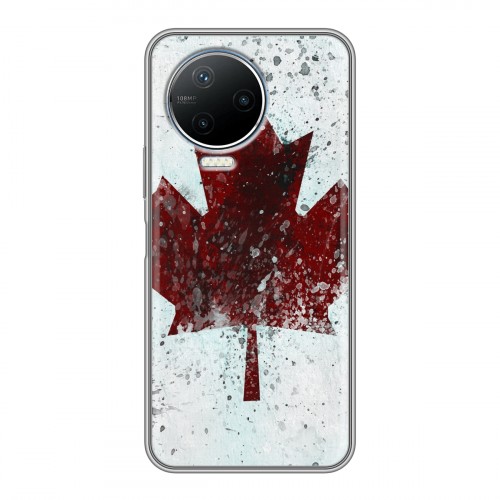 Дизайнерский пластиковый чехол для Infinix Note 12 Pro флаг Канады