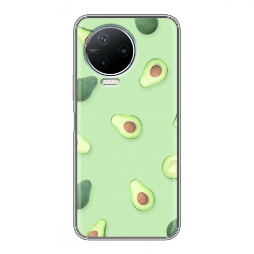 Дизайнерский пластиковый чехол для Infinix Note 12 Pro Веселое авокадо