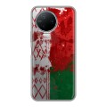 Дизайнерский пластиковый чехол для Infinix Note 12 Pro Флаг Белоруссии