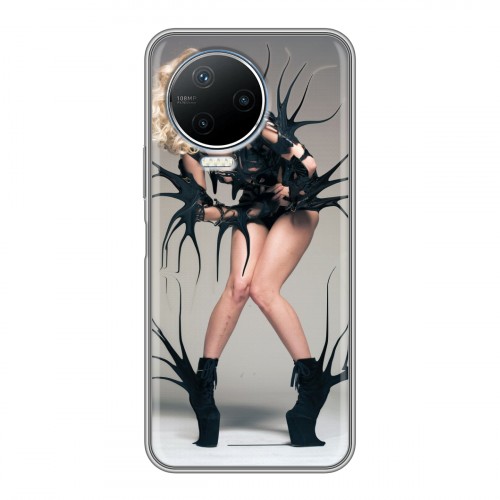 Дизайнерский силиконовый чехол для Infinix Note 12 Pro Леди Гага