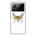 Полупрозрачный дизайнерский силиконовый чехол для Infinix Note 12 VIP Прозрачные кошки