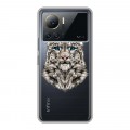 Полупрозрачный дизайнерский силиконовый чехол для Infinix Note 12 VIP Прозрачные леопарды