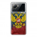 Дизайнерский силиконовый чехол для Infinix Note 12 VIP Российский флаг и герб