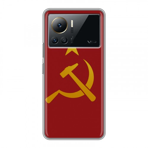 Дизайнерский силиконовый чехол для Infinix Note 12 VIP Флаг СССР