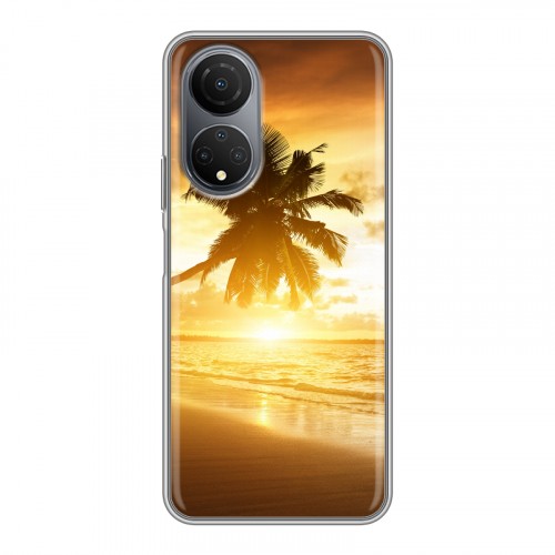 Дизайнерский силиконовый чехол для Huawei Honor X7 пляж