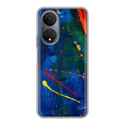 Дизайнерский пластиковый чехол для Huawei Honor X7 Мазки краски