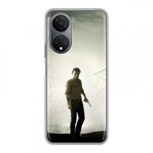 Дизайнерский силиконовый чехол для Huawei Honor X7 Ходячие мертвецы
