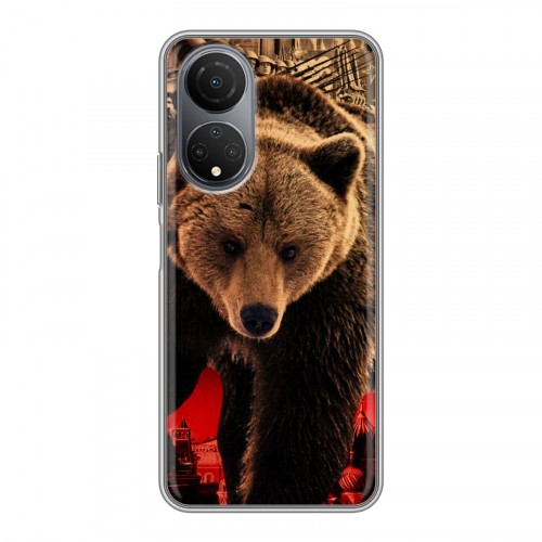 Дизайнерский силиконовый чехол для Huawei Honor X7 Медведи