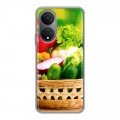 Дизайнерский силиконовый чехол для Huawei Honor X7 Овощи