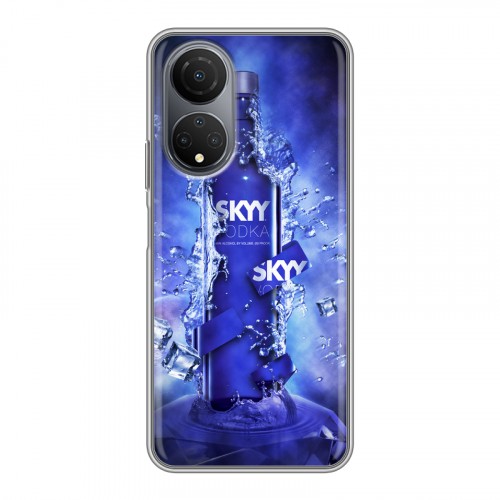 Дизайнерский силиконовый чехол для Huawei Honor X7 Skyy Vodka