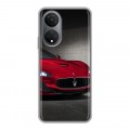 Дизайнерский силиконовый с усиленными углами чехол для Huawei Honor X7 Maserati