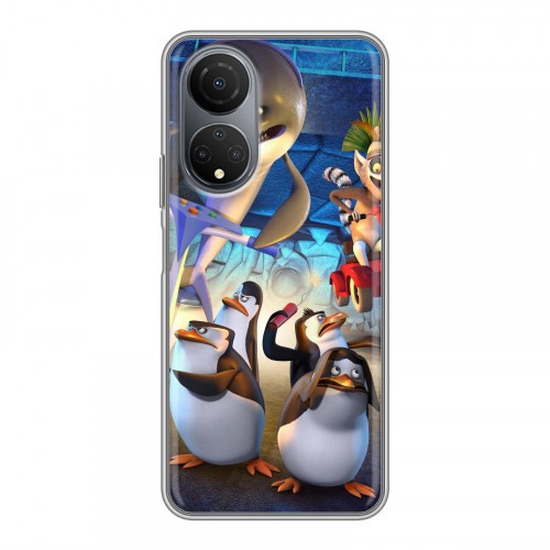 Дизайнерский силиконовый чехол для Huawei Honor X7 Мадагаскар