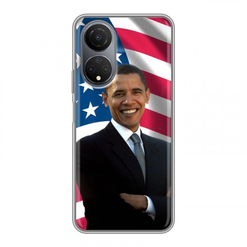 Дизайнерский силиконовый чехол для Huawei Honor X7 Барак Обама