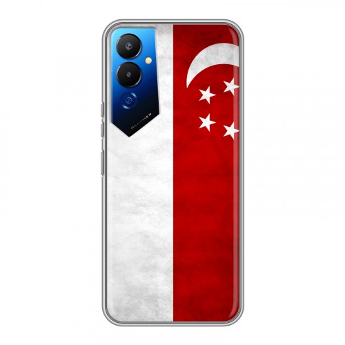 Дизайнерский силиконовый чехол для Tecno Pova 4 Сингапур