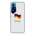 Дизайнерский силиконовый чехол для Tecno Pova 4 Флаг Германии