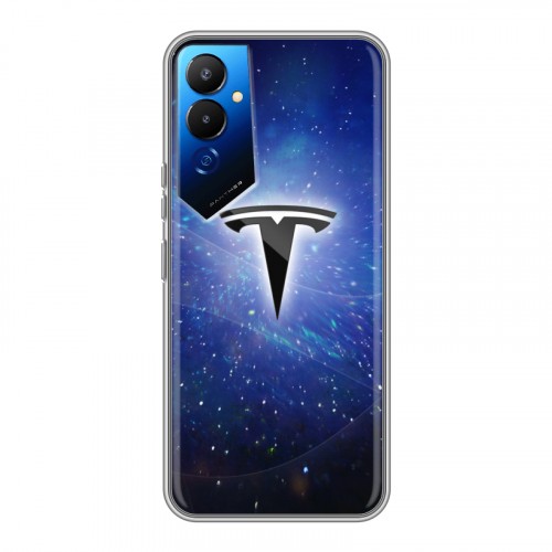 Дизайнерский силиконовый чехол для Tecno Pova 4 Tesla