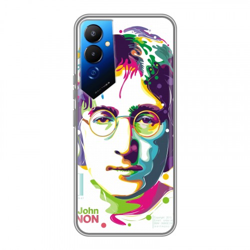 Дизайнерский силиконовый чехол для Tecno Pova 4 Джон Леннон