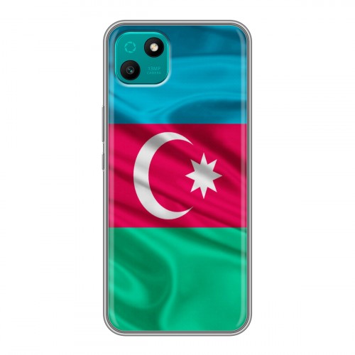 Дизайнерский силиконовый чехол для Wiko T10 Флаг Азербайджана