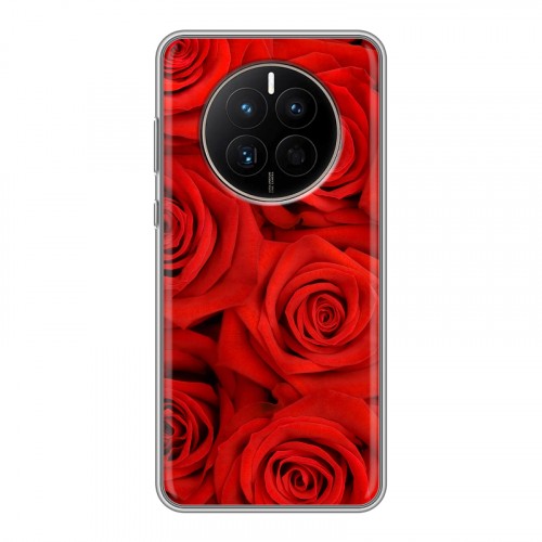 Дизайнерский силиконовый чехол для Huawei Mate 50 Розы