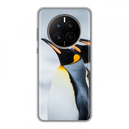 Дизайнерский силиконовый чехол для Huawei Mate 50 Пингвины