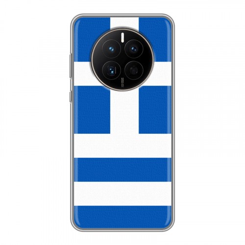 Дизайнерский силиконовый чехол для Huawei Mate 50 Флаг Греции