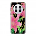Дизайнерский силиконовый чехол для Huawei Mate 50 Pro Люксовые цветы