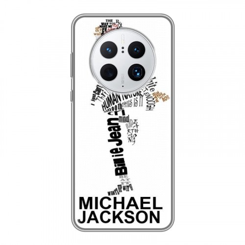 Дизайнерский пластиковый чехол для Huawei Mate 50 Pro Майкл Джексон