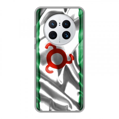 Дизайнерский силиконовый чехол для Huawei Mate 50 Pro Флаг Ингушетии
