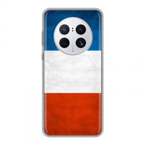 Дизайнерский силиконовый чехол для Huawei Mate 50 Pro Флаг Франции